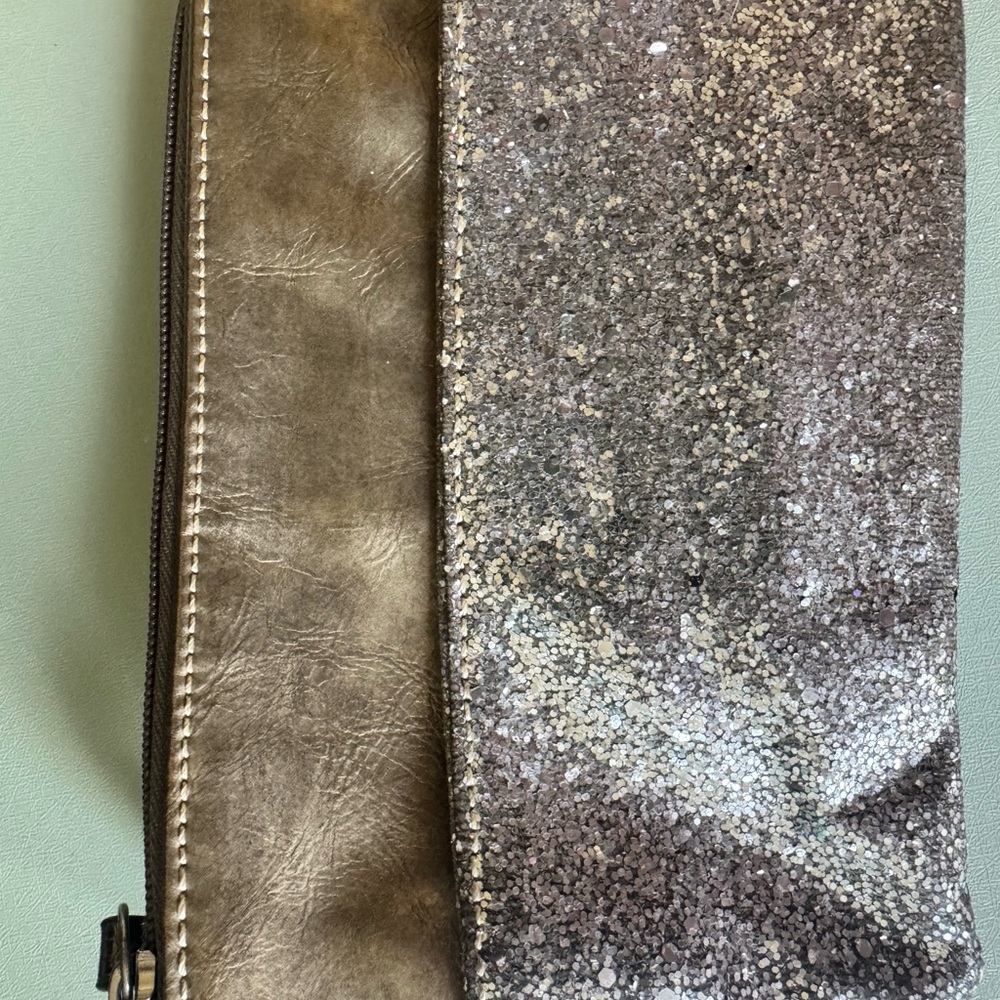 LOFT Gold and Silver Clutch